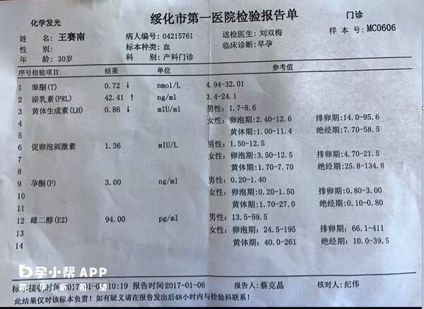 泌乳素偏高可能影响试管移植