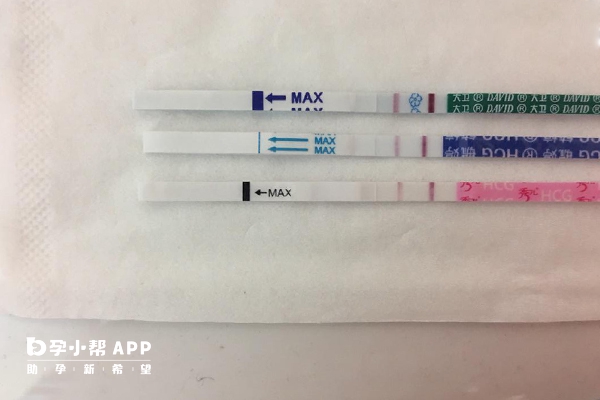 使用毓婷验孕试纸测出两条杠