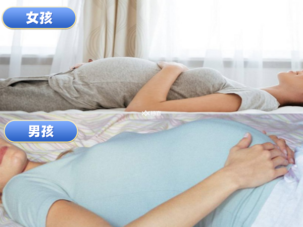 孕妇平躺下如何看男女